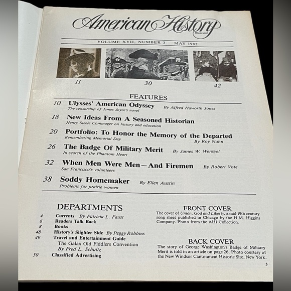 Vintage American History Magazine 1982 - Picture 3 of 3